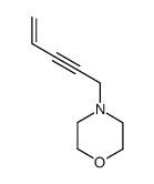 4-pent-4-en-2-ynyl-morpholine Structure