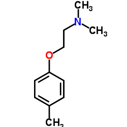 N,N-二甲基-2-(对-甲苯氧基)乙胺结构式