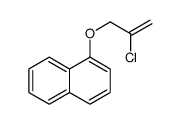 1-(2-chloroprop-2-enoxy)naphthalene结构式