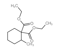 diethyl 2-methylcyclohexane-1,1-dicarboxylate结构式