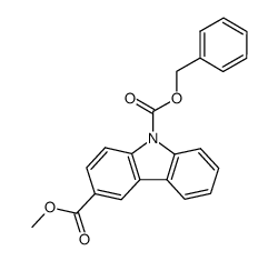 9-benzyl 3-methyl 9H-carbazole-3,9-dicarboxylate Structure