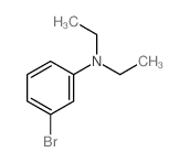 3-溴-N,N-二乙基苯胺结构式