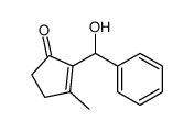2-[hydroxy(phenyl)methyl]-3-methylcyclopent-2-en-1-one结构式