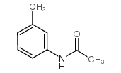 N-乙酰基-3-甲苯胺结构式