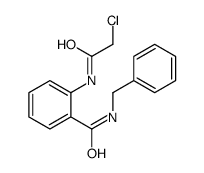 N-苄基-2-(2-氯乙酰基氨基)-苯甲酰胺结构式