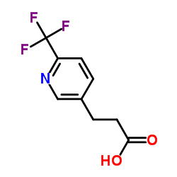 3-(6-(trifluoromethyl)pyridine-3-yl)propanoic acid Structure