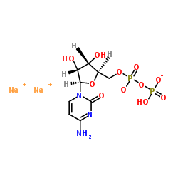 胞苷-5'-二磷酸二钠盐结构式
