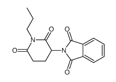 2-(2,6-dioxo-1-propylpiperidin-3-yl)isoindole-1,3-dione Structure