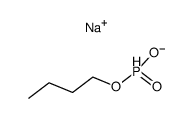 sodium O-(n-butyl) phosphonate Structure