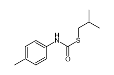 S-(2-methylpropyl) N-(4-methylphenyl)carbamothioate Structure
