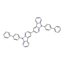 9,9'-Bis([1,1'-biphenyl]-4-yl)-3,3'-bi-9H-carbazole Structure