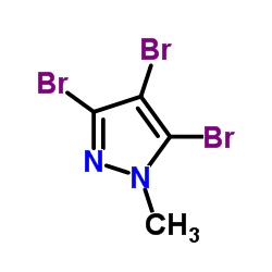 3,4,5-Tribromo-1-methyl-1H-pyrazole Structure