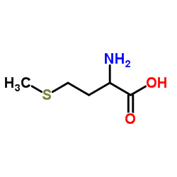 DL-蛋氨酸结构式