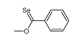 selenobenzoic acid O-methyl ester Structure