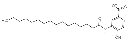 2-(N-十六酰氨基)-4-硝基苯酚结构式