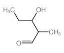 Pentanal,3-hydroxy-2-methyl- Structure