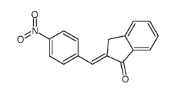 2-[(4-nitrophenyl)methylidene]-3H-inden-1-one Structure