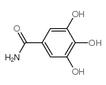 3,4,5-三羟基苯甲酰胺结构式