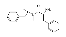 (2S)-2-amino-N-methyl-3-phenyl-N-[(2S)-1-phenylpropan-2-yl]propanamide Structure