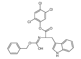 Z-l-tryptophan 2,4,5-三氯苯酯结构式