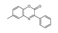 6-methyl-3-phenyl-1,4-benzoxazin-2-one Structure