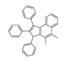 4,5-dimethyl-1,2,3-triphenyl-3H-cyclopenta[a]naphthalene结构式