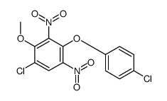 1-chloro-4-(4-chlorophenoxy)-2-methoxy-3,5-dinitrobenzene Structure