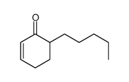 6-pentylcyclohex-2-en-1-one结构式