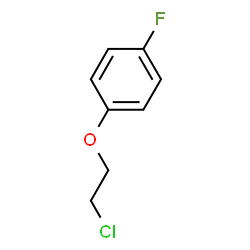 1-(2-氯乙氧基)-4-氟苯结构式
