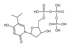 5-isopropyl-2'-deoxyuridine triphosphate Structure