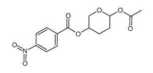 5-(p-nitrobenzyloxy)tetrahydropyran-2-acetate Structure