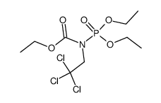 ethyl (diethoxyphosphoryl)(2,2,2-trichloroethyl)carbamate Structure