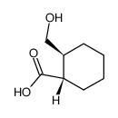 (-)-(1R,2R)-trans-2-(hydroxyMethyl)cyclohexanoic acid结构式