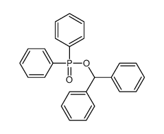 [diphenylphosphoryloxy(phenyl)methyl]benzene Structure