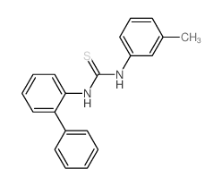 Thiourea,N-[1,1'-biphenyl]-2-yl-N'-(3-methylphenyl)- Structure