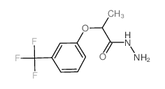 2-[3-(三氟甲基)苯氧基]丙肼结构式