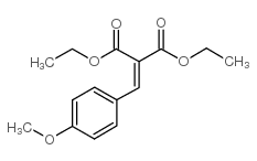 2-[(4-甲氧基苯基)亚甲基]丙二酸二乙酯结构式