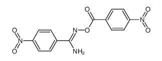 O-(p-Nitro-benzoyl)-p-nitro-benzamidoxim Structure