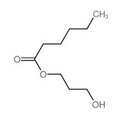 Hexanoic acid,3-hydroxypropyl ester structure