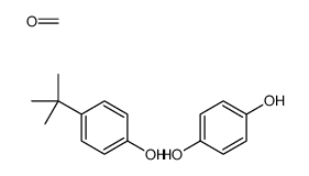 benzene-1,4-diol,4-tert-butylphenol,formaldehyde结构式