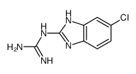 (5-氯-1H-苯并咪唑-2-基)胍结构式