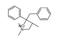 (2R,3S)-(-)-4-二甲基氨基-1,2-二苯基-3-甲基-2-丁醇结构式