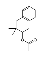 1,2,2-trimethyl-3-phenylpropyl acetate Structure