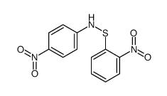 4-nitro-N-(2-nitrophenyl)sulfanylaniline结构式