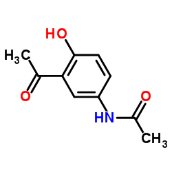 2-羟基-5-乙酰氨基苯乙酮结构式