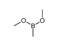 Boronic acid, methyl-, dimethyl ester结构式