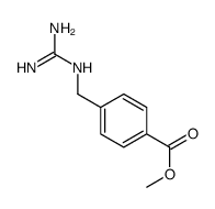 Methyl 4-(guanidinomethyl)benzoate结构式