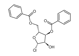 3,5-di-O-benzoyl-β-D-ribofuranosyl chloride Structure