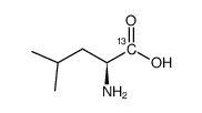 L-亮氨酸-1-13C结构式