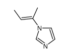 1H-Imidazole,1-(1-methyl-1-propenyl)-(9CI) Structure